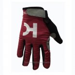 2017 Katusha Alpecin Gants Doigts Longs Ciclismo